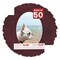 Dark Red Suede Mat Board for 12x18 Frames - Oval Opening for 11x15 Photos